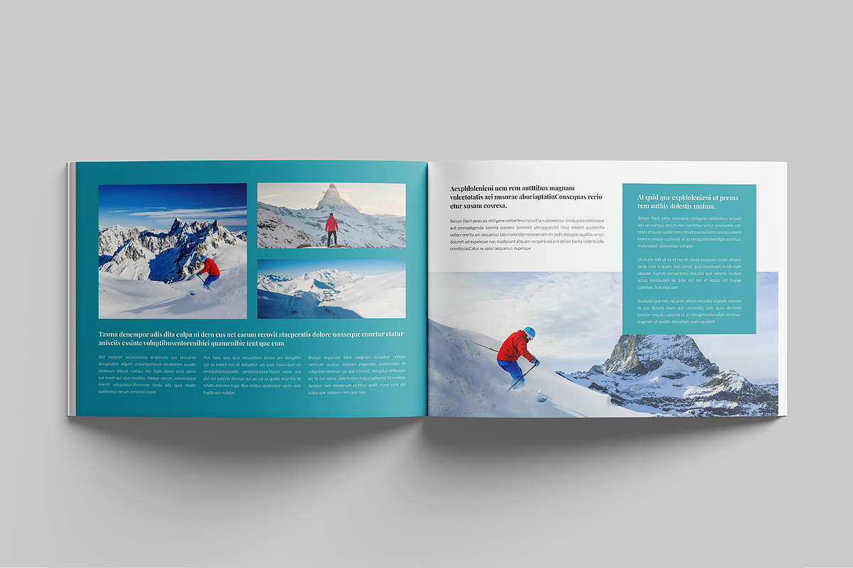 Travel Magazine Template Landscape, a Magazine Template by Cleffon_Graphic_Studio (Photo 7 of 11)