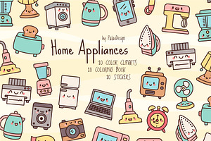 Home Appliances Bundle, an Object Illustration by Palau