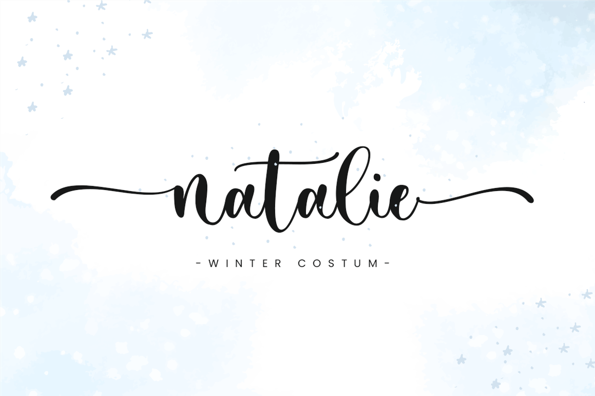 Mystical Snow - Beautiful Font, a Script Font by Sronstudio (Photo 9 of 10)