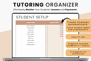 Tutoring Organizer & Lesson Planner, a Templates & Theme by MondaySpark (Thumbnail 1 of 7)