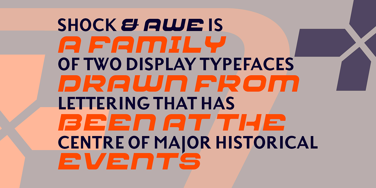Shock and Awe, a Sans Serif Font by Barnbrook Fonts (Photo 2 of 5)
