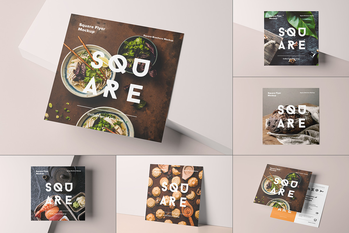 Square Flyer Mock-up, an Advertising Mockup by Yogurt86 (Photo 1 of 11)