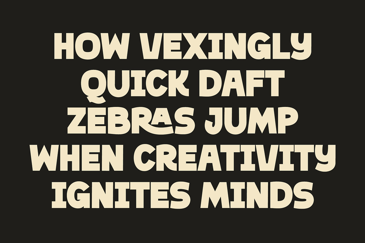 Big Zubo – Modern Bold Display Font, a Sans Serif Font by Youthlabs Studio (Photo 2 of 13)
