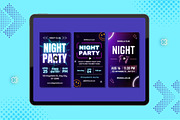 Neon Night Party Instagram Story, a Templates & Theme by TemplateCastleStore (Thumbnail 6 of 9)