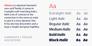Ahimsa, a Sans Serif Font by Satori (Thumbnail 2 of 12)