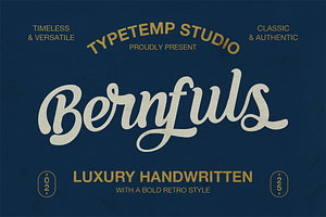 Bernfuls Script Font