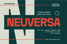 Neuversa - Modern Sans Serif Font