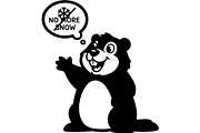 Cute Bear Silhouette Bundle, an Animal Illustration by Designer_Momina (Thumbnail 17 of 31)
