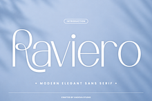 Raviero Modern Sans Serif Font