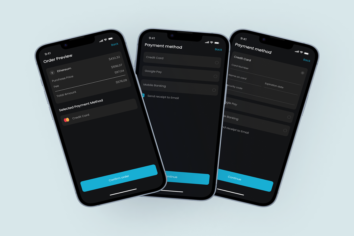 Blockfolio+ - Crypto Wallet Premium, an UI Kit Template by Creative  Perspective