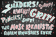 Realistic Photoshop Chalk Brushes!, a Brush Add-On by studio.pancz (Thumbnail 3 of 6)