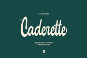ED Caderette, a Script Font by Emyself Design (Thumbnail 1 of 8)