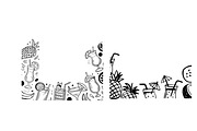 14 svg items Cocktail and Fruits set, a Background Graphic by SketchArtStudio (Thumbnail 2 of 4)
