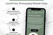 Photography Canva Website Template preview 6