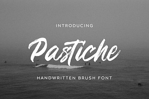 Pastiche – Handwritten Brush Font