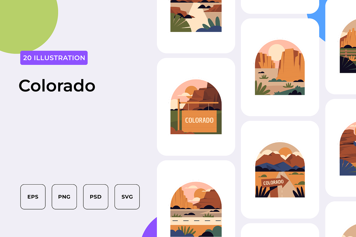 Colorado Illustration, an Outline Icon by Wencory (Photo 1 of 2)