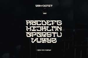 ROH-DEMIT Typeface // Display Font