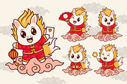 Cute Kirin Lunar New Year Vector, an Object Graphic by Mily Studio (Thumbnail 2 of 3)
