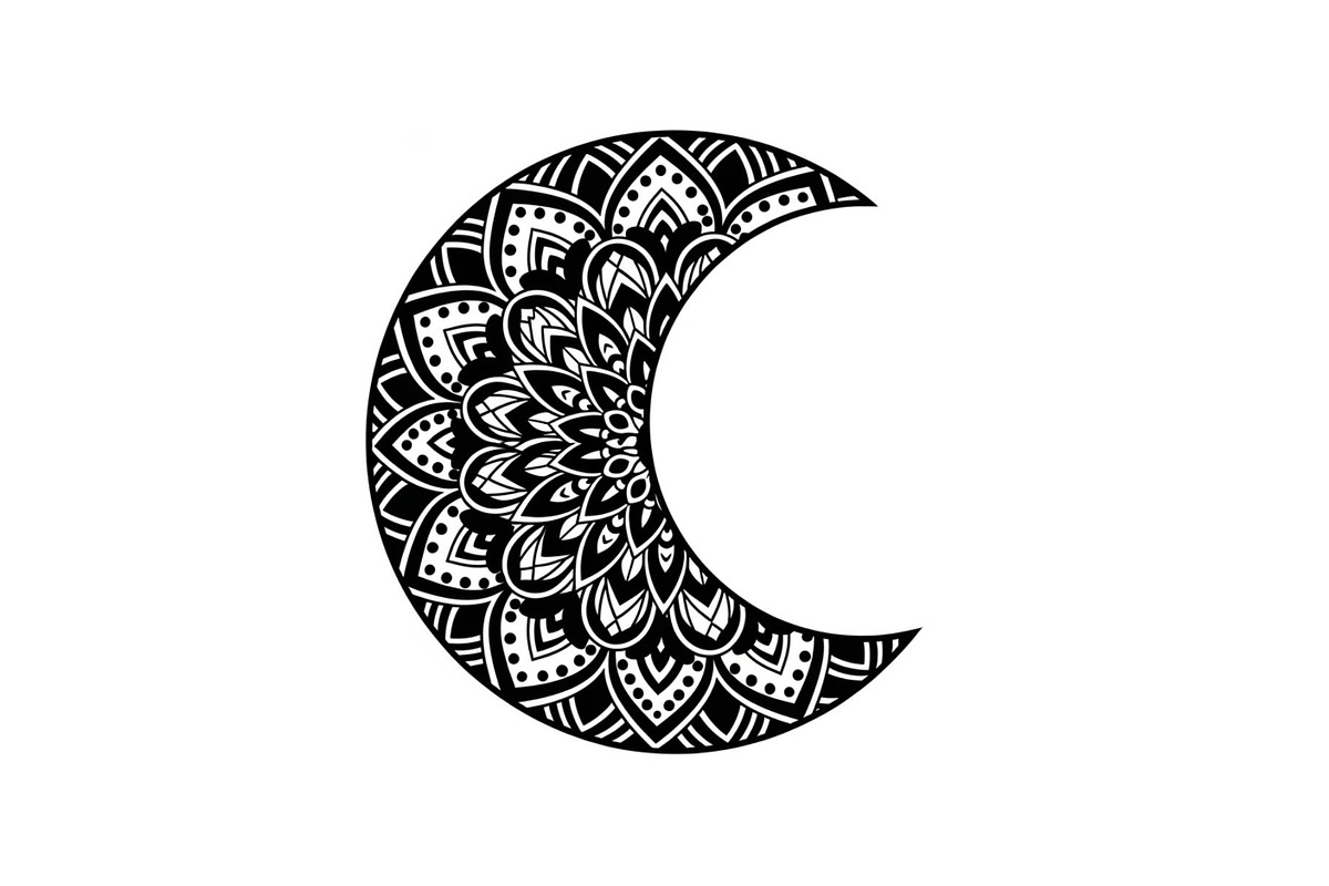 Mandala Crescent Moon Bundle, an Illustration by Designs_River (Photo 30 of 31)