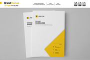 Brand Manual 32 Pages A4 / US Letter, a Brochure Template by Mastergfx (Thumbnail 1 of 35)