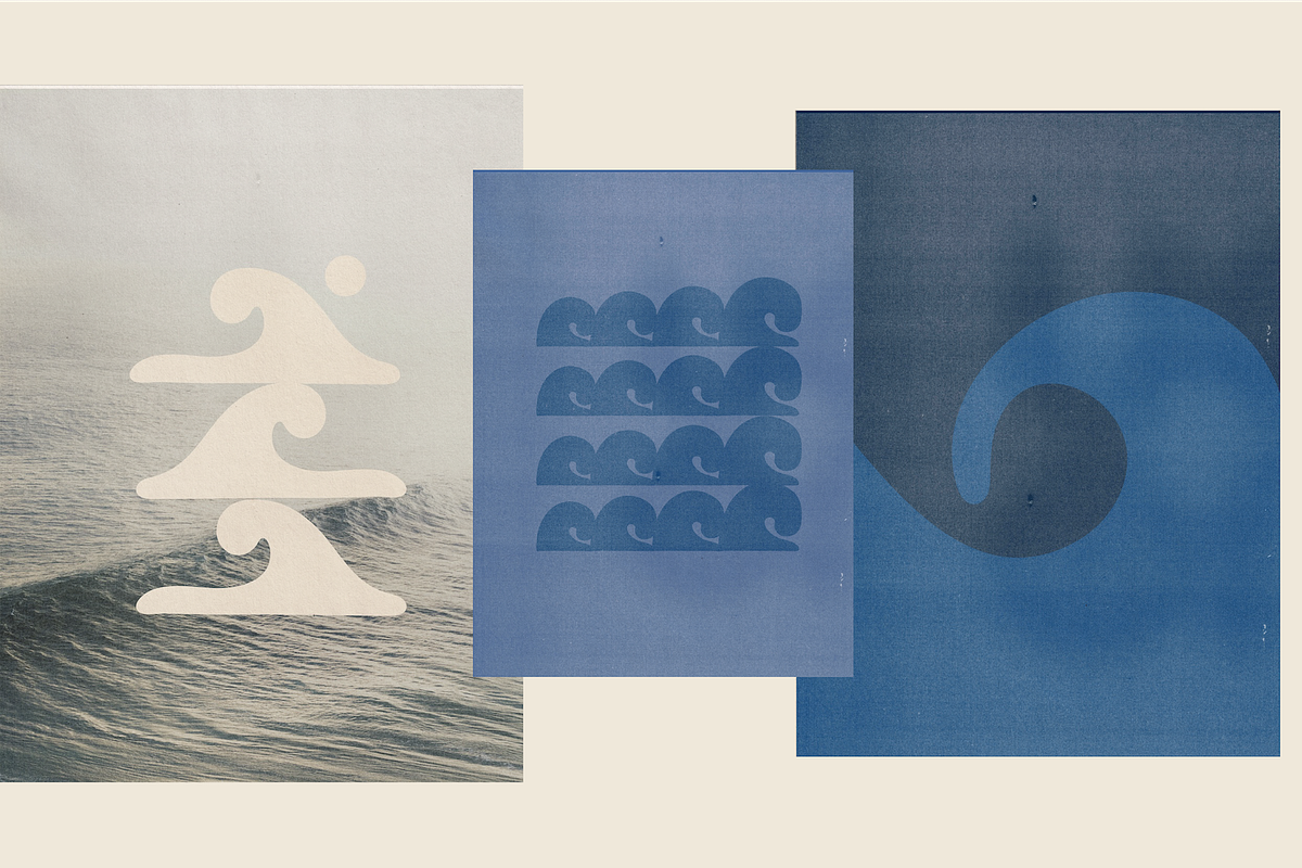 Waves - Hand Drawn Organic Waves, a Decorative Illustration by Madeline ODonoghue Design (Photo 11 of 13)