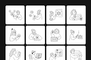 240 Futuristic Technology & AI, a Technology Illustration by Prosymbols (Thumbnail 9 of 15)