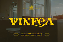 Vineca || Vintage Retro Serif Font