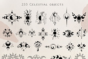 Moon flowers - celestial graphic kit, an Illustration by My Space Garden (Thumbnail 5 of 18)