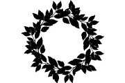 Botanical Laurel Wreath Silhouette, an Object Graphic by Creativeshirt (Thumbnail 16 of 17)
