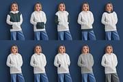 3 Mockups of a Children's Hoodie, a Hoody Mockup by Grow Design Craft Studio (Thumbnail 3 of 7)