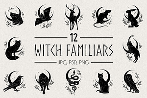 Familiar Spirits - 12 illustrations