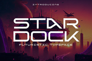 Stardock - Futuristic Typeface