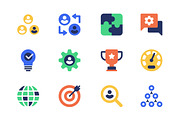 Flat Web Icons Pack, a Duotone Icon by alexdndz (Thumbnail 5 of 29)