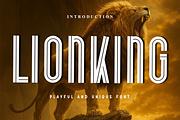 Lionking, a Script Font by FreshTypeINK (Thumbnail 1 of 8)