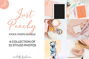 Just Peachy Stock Photo Bundle