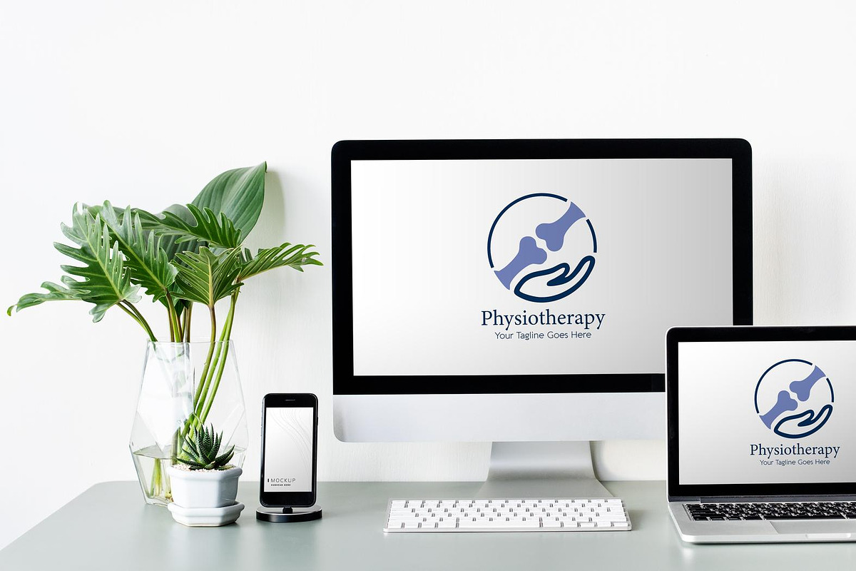 Physical Therapy Logo Template, a Branding & Logo Template by YUDesignStore (Photo 6 of 10)