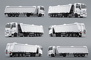 Trucks Mock-Up, a Product Mockup by DesignRushMarket (Thumbnail 5 of 13)