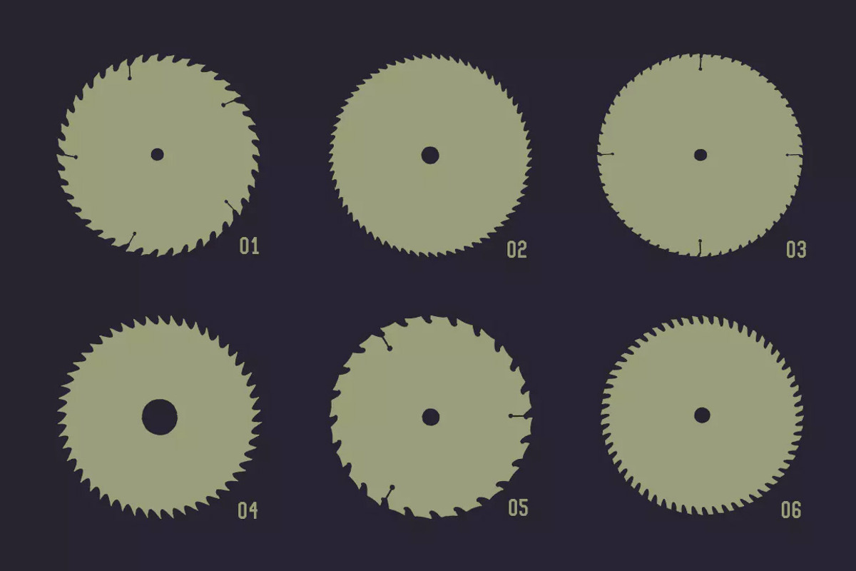 Badge Shapes - Circular Saw Blades preview 3
