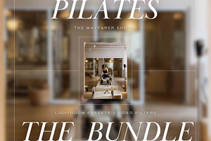 15 Pilates Lightroom Presets + LUTs, a Preset Add-On by TheWayfarerShoppe