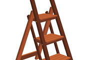 Ladder open freestanding, an Object Illustration by Things for designers (Thumbnail 2 of 3)