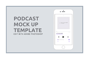 Podcast Mockup Template