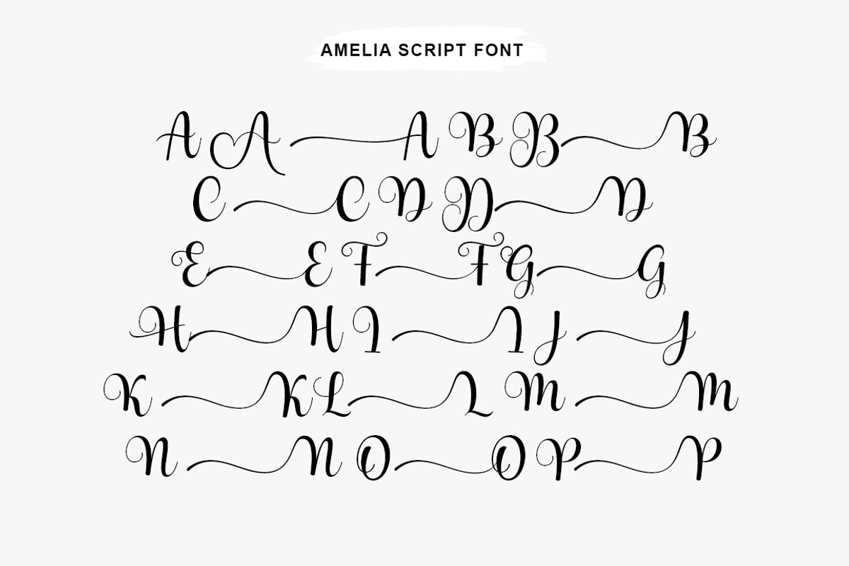 Ameliora - 3 Font, a Script Font by MjStudio31 (Photo 7 of 15)