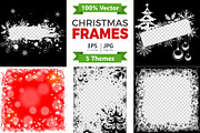 Christmas and New Year Frames, a Decorative Illustration by TAlex (Thumbnail 1 of 6)