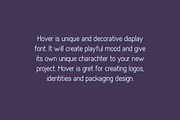 Hover Classic Extended Font, a Sans Serif Font by Wild Ones (Thumbnail 8 of 8)