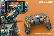 Wild Animal in Tropical Jungle Art, a Wallpaper Graphic by Vibrand Studio (Thumbnail 2 of 10)