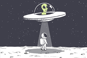 An Alien Abducts An Astronaut