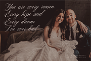Hello Bride Fonts | Wedding Fonts, a Script Font by 50Fox (Thumbnail 5 of 14)