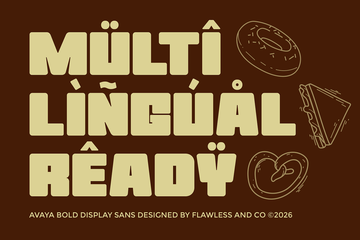 Avaya - Bold Display Sans Font, a Sans Serif Font by Flawless And Co (Photo 9 of 10)