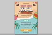 Summer Music Festival Flyer, a Templates & Theme by studiogstock (Thumbnail 3 of 3)