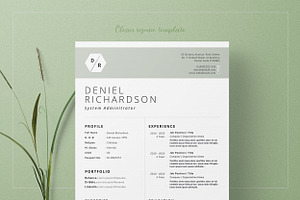 Resume/CV Word